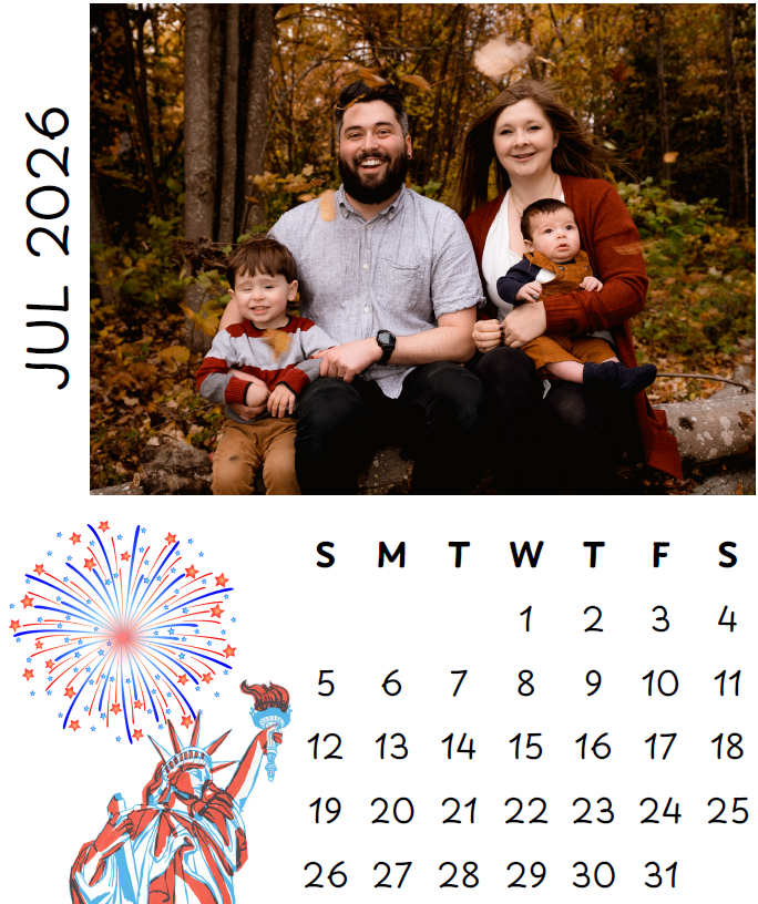 Custom Magnet Calendar