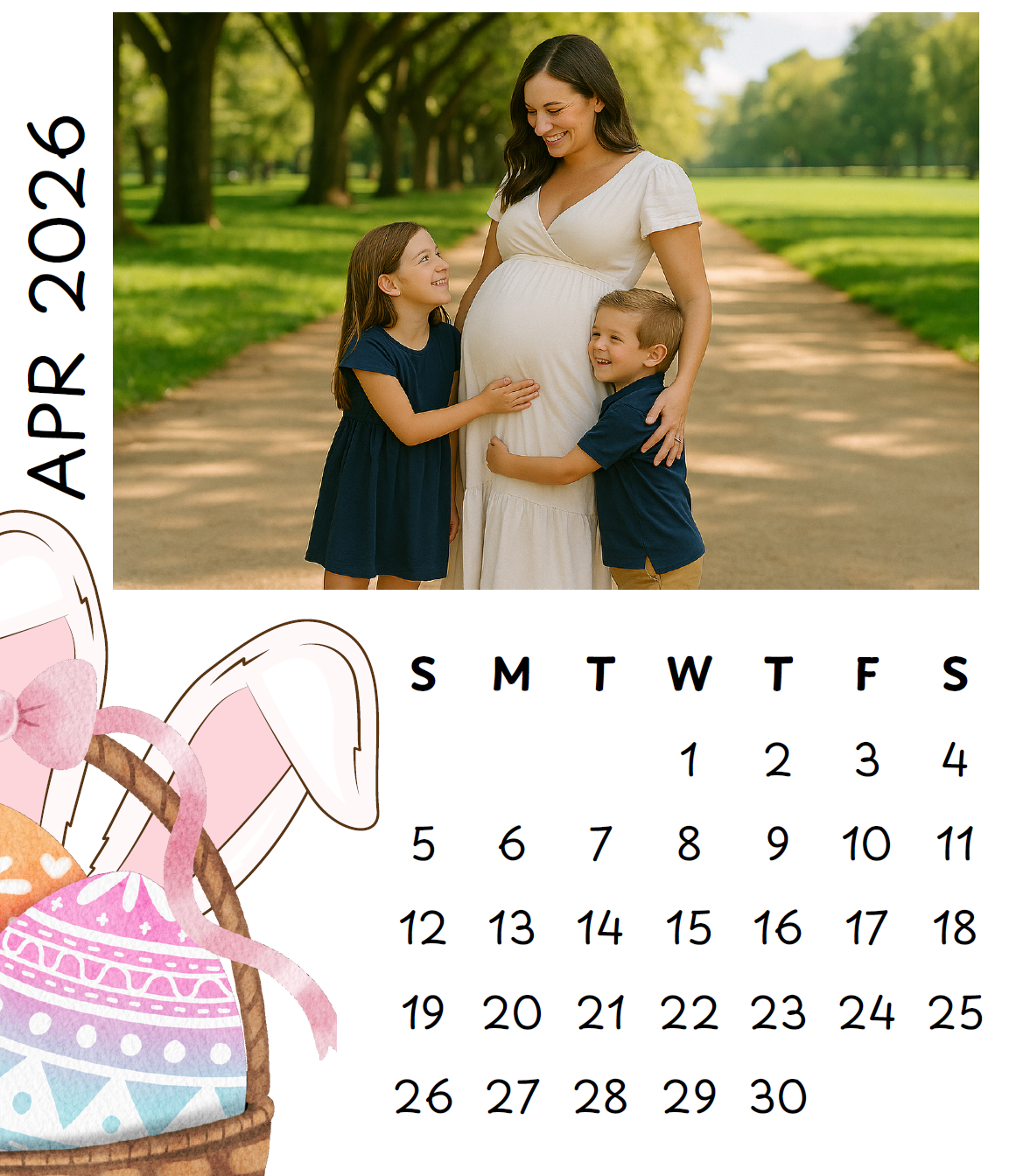 Custom Magnet Calendar: separate 12 months