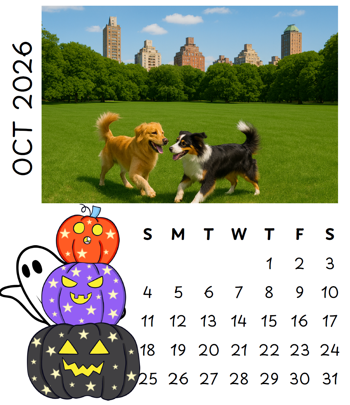 Custom Magnet Calendar: separate 12 months