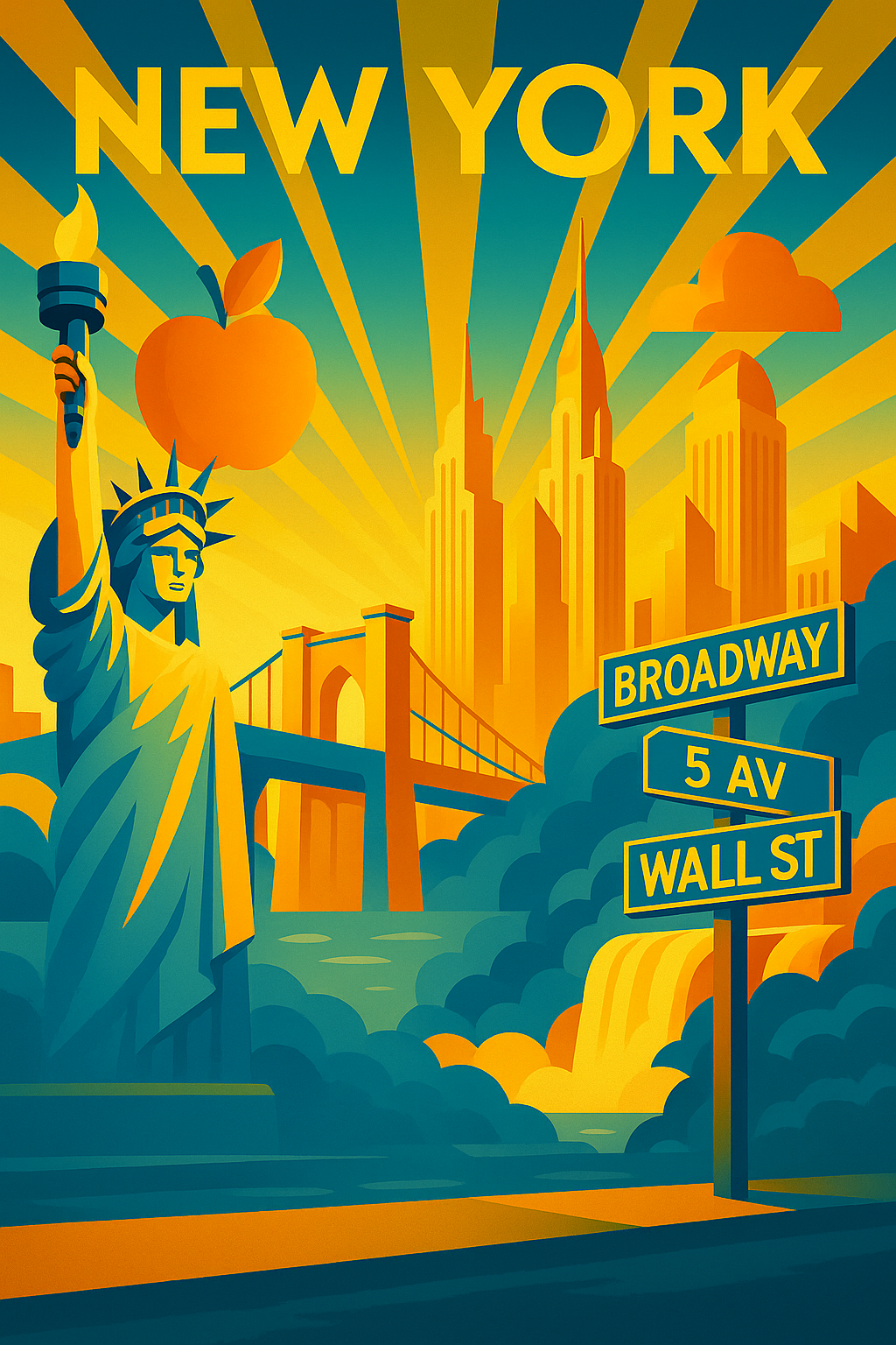 Pre-made City/State Magnets