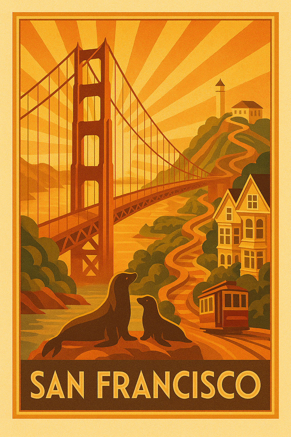 Pre-made City/State Magnets