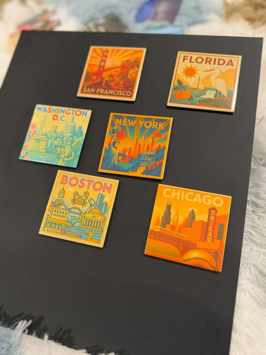 Pre-made City/State Magnets